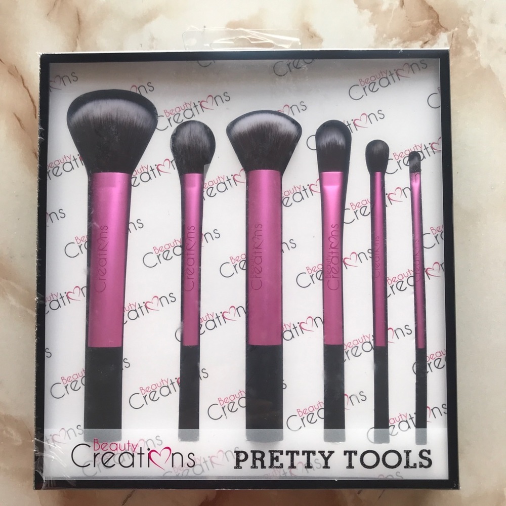 Beauty Creations Pink Pretty Tools Brushes - Picture 4 of 5